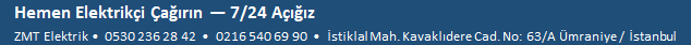 umraniye elektrikci 1